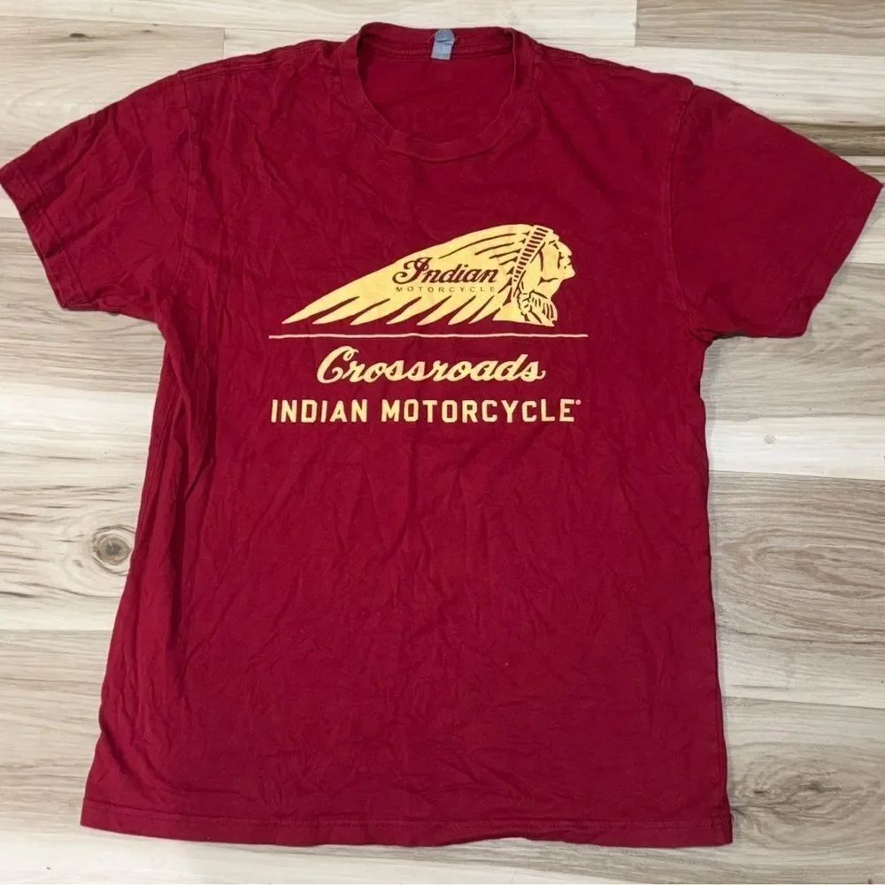 Indian Motorcycle Short Sleeve Graphic Tee Shirt Women’s Medium